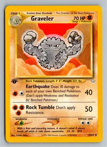 Pokémon-Karte Graveler Georok 30/64 Neo Revelation
