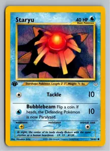 Pokémon-Karte Staryu Sterndu 56/64 Neo Revelation