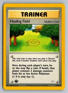 Pokémon-Karte Healing Field 61/64 Neo Revelation