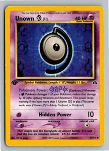 Unown [D] Icognito D Exemplar 4,95 €