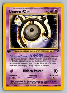 Pokémon-Karte Unown [M] Icognito M 49/75 Neo Entdeckung