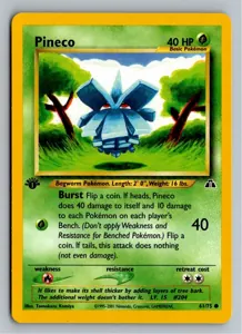 Pokémon-Karte Pineco Tannza 61/75 Neo Entdeckung