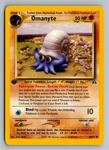 Pokémon-Karte Omanyte Amonitas 60/75 Neo Entdeckung