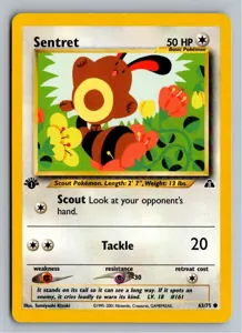 Pokémon-Karte Sentret Wiesor 63/75 Neo Entdeckung
