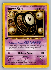 Pokémon-Karte Unown [O] Icognito O 69/75 Neo Entdeckung