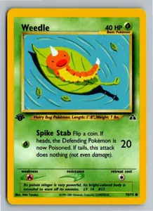 Pokémon-Karte Weedle Hornliu 70/75 Neo Entdeckung
