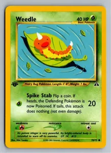 Weedle Hornliu Exemplar 4,95 €