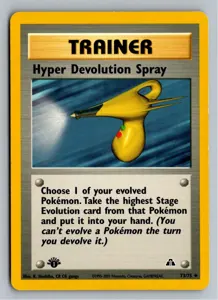 Pokémon-Karte Hyper Devolution Spray 73/75 Neo Entdeckung