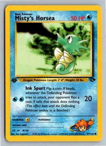 Pokémon-Karte Misty's Horsea 87/132 Gym Challenge