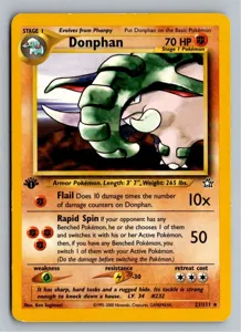 Pokémon-Karte Donphan 21/111 Neo Genesis