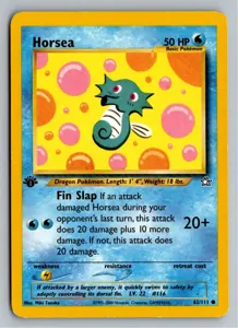 Pokémon-Karte Horsea Seeper 62/111 Neo Genesis