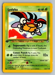 Pokémon-Karte Ledyba 63/111 Neo Genesis