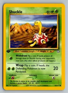 Pokémon-Karte Shuckle Pottrott 72/111 Neo Genesis