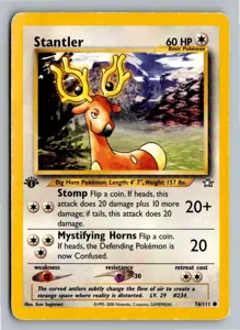Pokémon-Karte Stantler Damhirplex 76/111 Neo Genesis