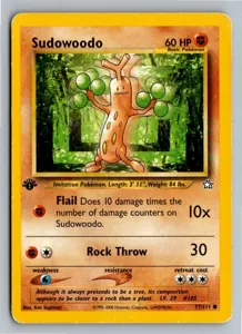Pokémon-Karte Sudowoodo Mogelbaum 77/111 Neo Genesis