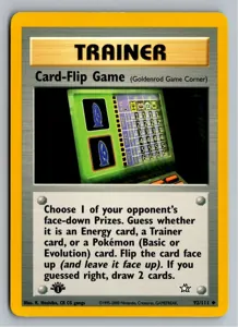 Pokémon-Karte Card-Flip Game Ratespiel 92/111 Neo Genesis