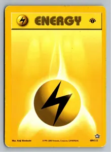 Pokémon-Karte Lightning Energy Elektroenergie 109/111 Neo Genesis