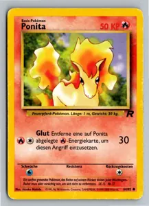 Pokémon-Karte Ponita 64/82 Team Rocket