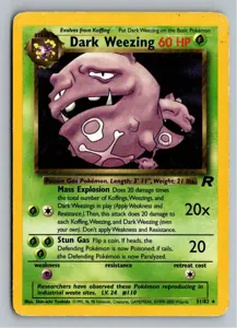 Pokémon-Karte Dark Weezing Dunkles Smogmog 31/82 Team Rocket