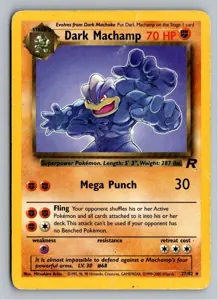 Pokémon-Karte Dunkles Machomei 27/82 Team Rocket