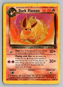 Pokémon-Karte Dark Flareon Dunkles Flamara 35/82 Team Rocket