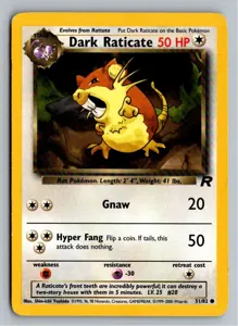 Dark Raticate Dunkles Rattikarl Exemplar 2,95 €