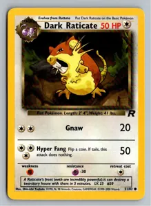 Dark Raticate Dunkles Rattikarl Exemplar 2,95 €