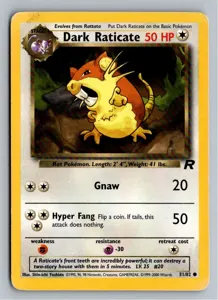 Dark Raticate Dunkles Rattikarl Exemplar 2,95 €