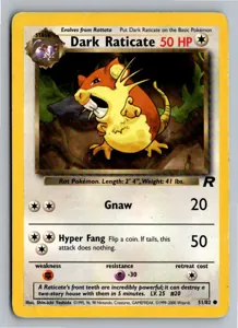 Dark Raticate Dunkles Rattikarl Exemplar 2,95 €
