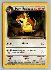Dark Raticate Dunkles Rattikarl Exemplar 2,95 €