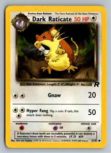 Dark Raticate Dunkles Rattikarl Exemplar 2,95 €