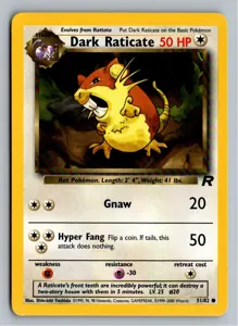 Dark Raticate Dunkles Rattikarl Exemplar 2,95 €