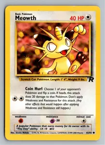 Meowth Mauzi Exemplar 3,95 €