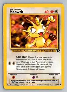 Meowth Mauzi Exemplar 3,95 €