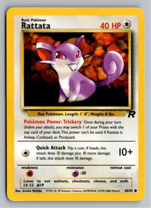 Rattata Rattfratz Exemplar 2,95 €