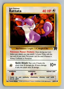 Rattata Rattfratz Exemplar 2,95 €