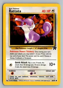 Rattata Rattfratz Exemplar 2,95 €