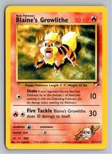 Blaine's Growlithe Exemplar 6,45 €