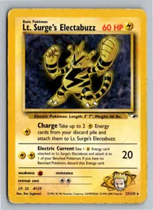 Pokémon-Karte Lt. Surge's Electabuzz 27/132 Gym Heroes
