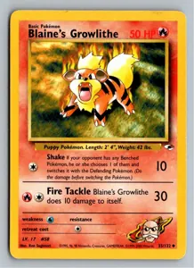 Blaine's Growlithe Exemplar 6,45 €