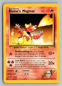 Blaine's Magmar Magmar Exemplar 6,45 €