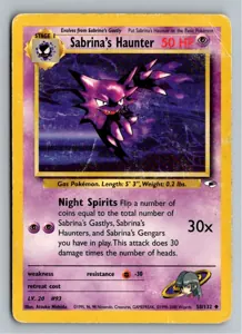 Pokémon-Karte Sabrina's Haunter 58/132 Gym Heroes