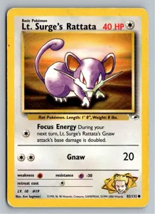Lt. Surge's Rattata Exemplar 2,95 €