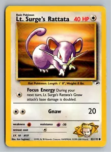 Lt. Surge's Rattata Exemplar 2,95 €