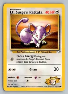 Lt. Surge's Rattata Exemplar 2,95 €