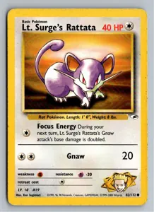 Lt. Surge's Rattata Exemplar 2,95 €