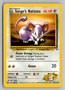 Lt. Surge's Rattata Exemplar 2,95 €