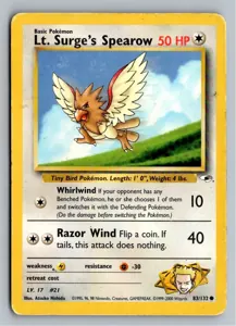 Lt. Surge's Spearow Exemplar 4,95 €
