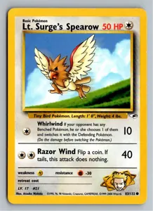 Lt. Surge's Spearow Exemplar 4,95 €