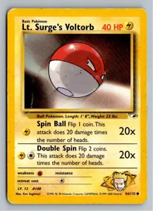 Lt. Surge's Voltorb Exemplar 4,95 €